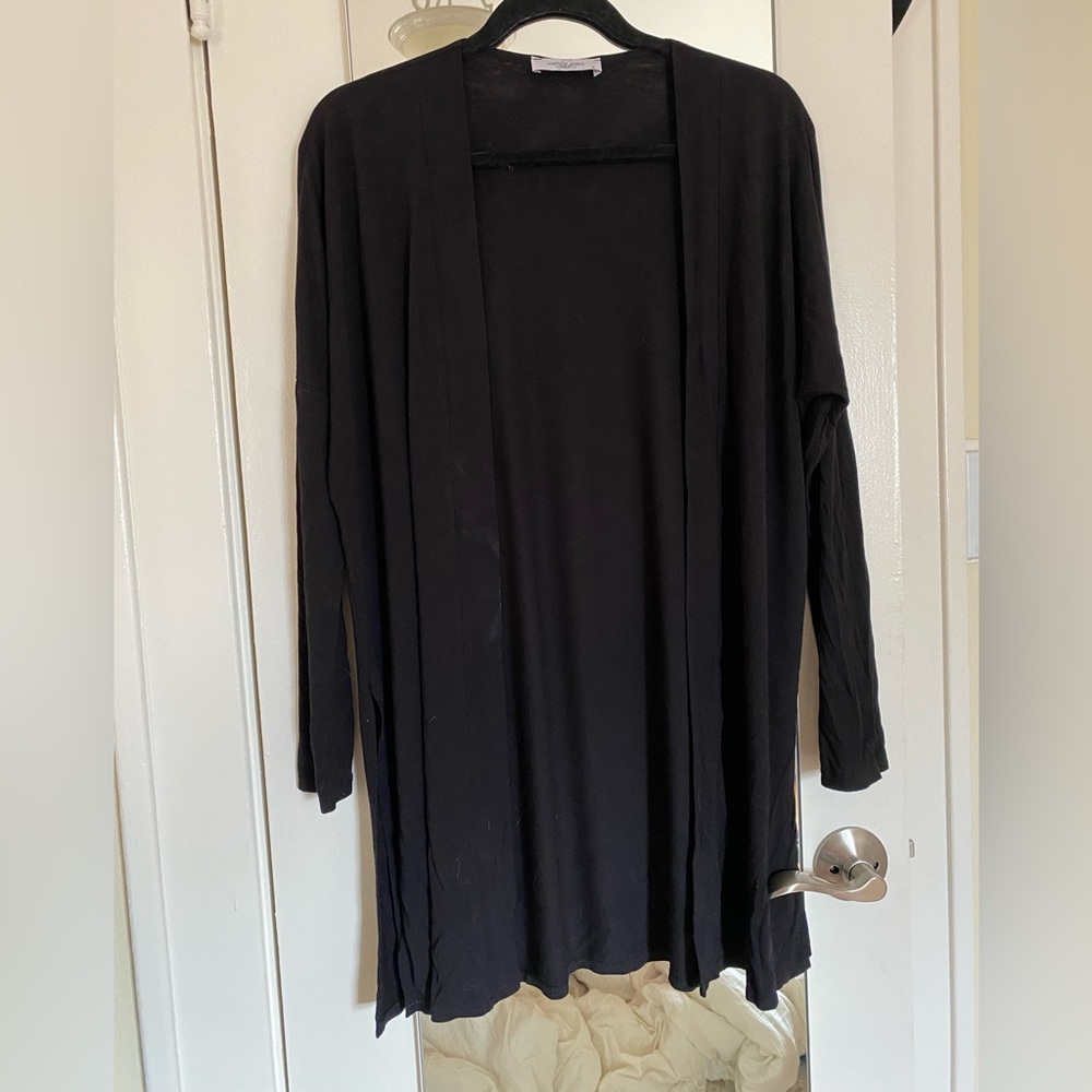 Split Side Tshirt Cardigan